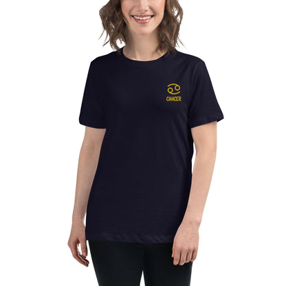 Besticktes Sternzeichen Krebs Damen-T-Shirt T-Shirt 38.99 Damen, Krebs, Sternzeichen, T-Shirt JLR Design