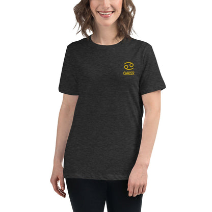 Besticktes Sternzeichen Krebs Damen-T-Shirt T-Shirt 38.99 Damen, Krebs, Sternzeichen, T-Shirt JLR Design