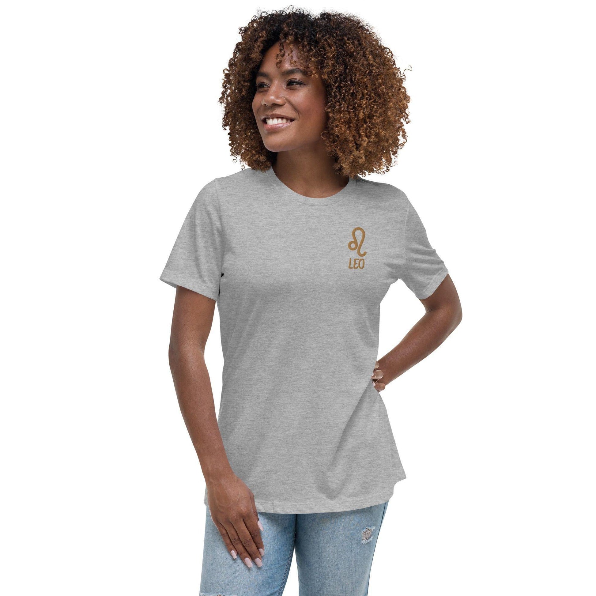 Besticktes Sternzeichen Löwe Damen-T-Shirt T-Shirt 38.99 Damen, Löwe, Sternzeichen, T-Shirt JLR Design