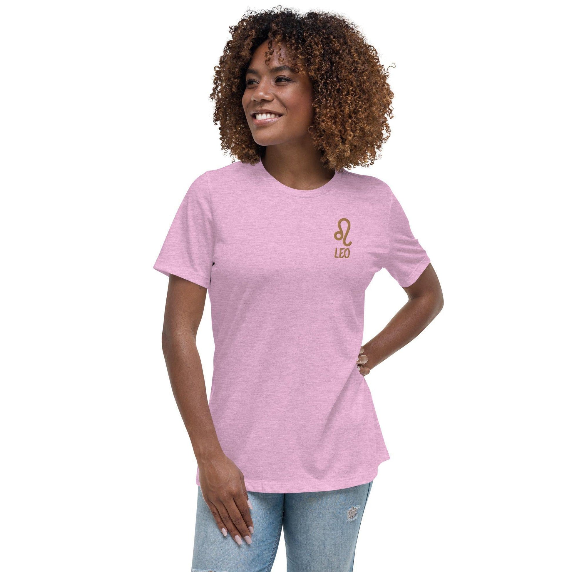 Besticktes Sternzeichen Löwe Damen-T-Shirt T-Shirt 38.99 Damen, Löwe, Sternzeichen, T-Shirt JLR Design