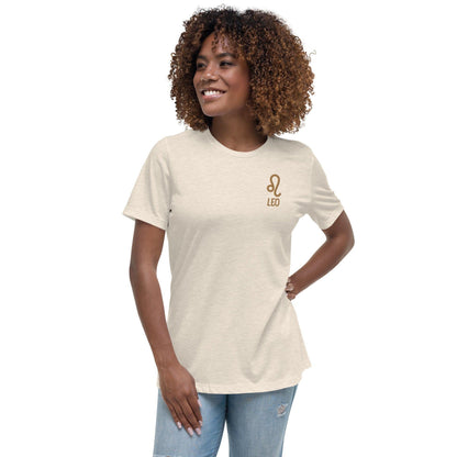 Besticktes Sternzeichen Löwe Damen-T-Shirt T-Shirt 38.99 Damen, Löwe, Sternzeichen, T-Shirt JLR Design