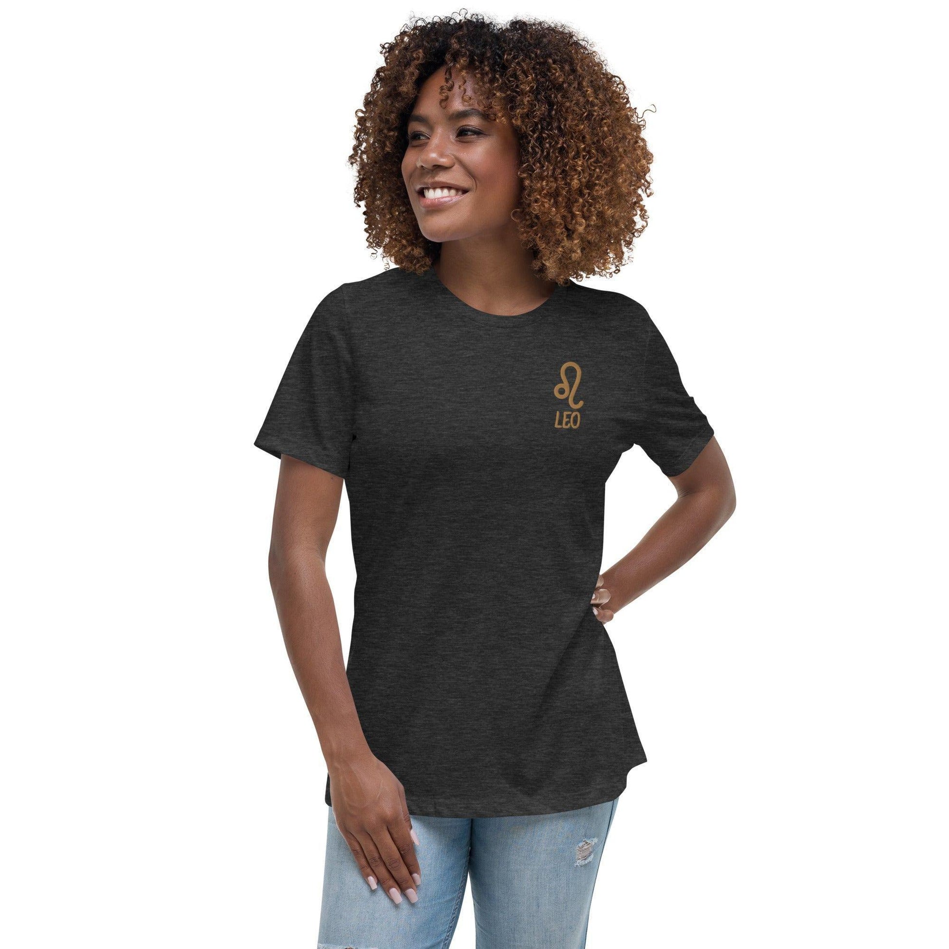 Besticktes Sternzeichen Löwe Damen-T-Shirt T-Shirt 38.99 Damen, Löwe, Sternzeichen, T-Shirt JLR Design