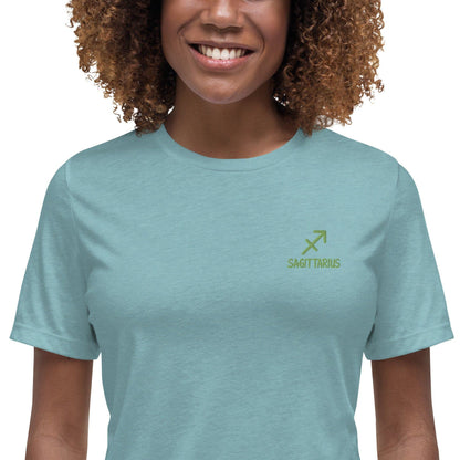 Besticktes Sternzeichen Schütze Damen-T-Shirt T-Shirt 38.99 Damen, Schütze, Sternzeichen, T-Shirt JLR Design