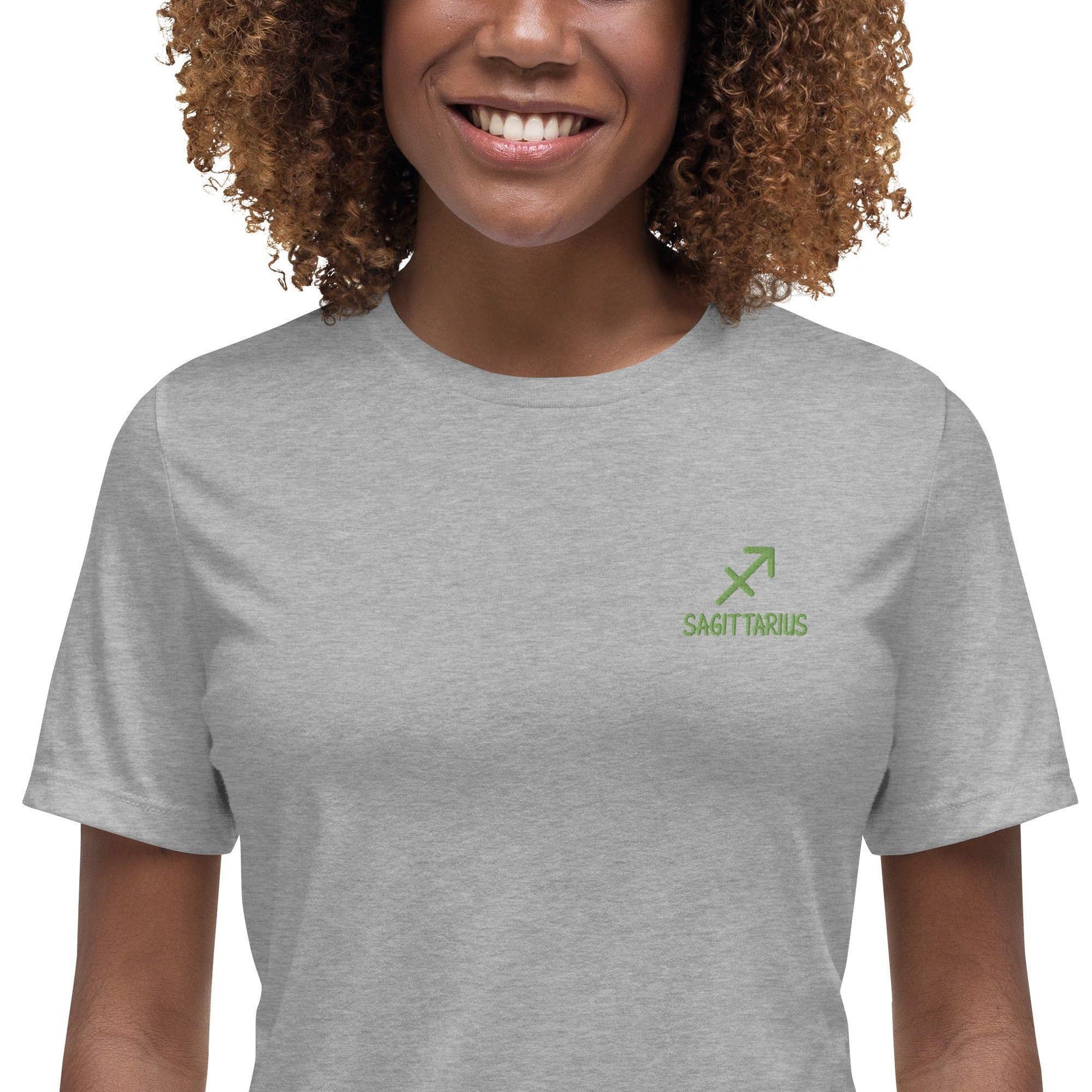 Besticktes Sternzeichen Schütze Damen-T-Shirt T-Shirt 38.99 Damen, Schütze, Sternzeichen, T-Shirt JLR Design