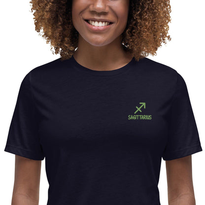 Besticktes Sternzeichen Schütze Damen-T-Shirt T-Shirt 38.99 Damen, Schütze, Sternzeichen, T-Shirt JLR Design