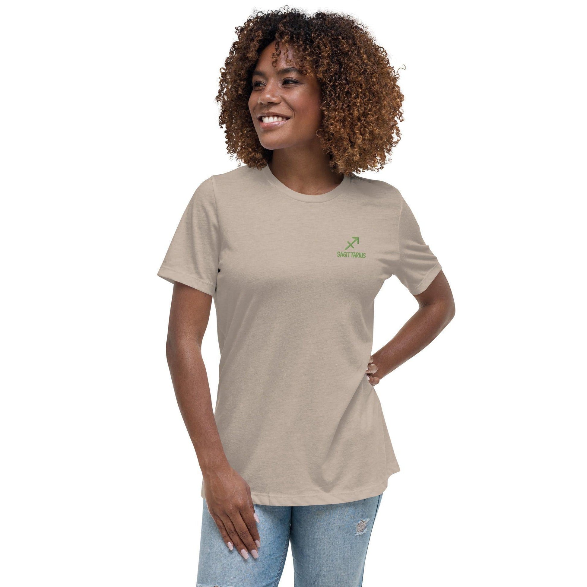 Besticktes Sternzeichen Schütze Damen-T-Shirt T-Shirt 38.99 Damen, Schütze, Sternzeichen, T-Shirt JLR Design