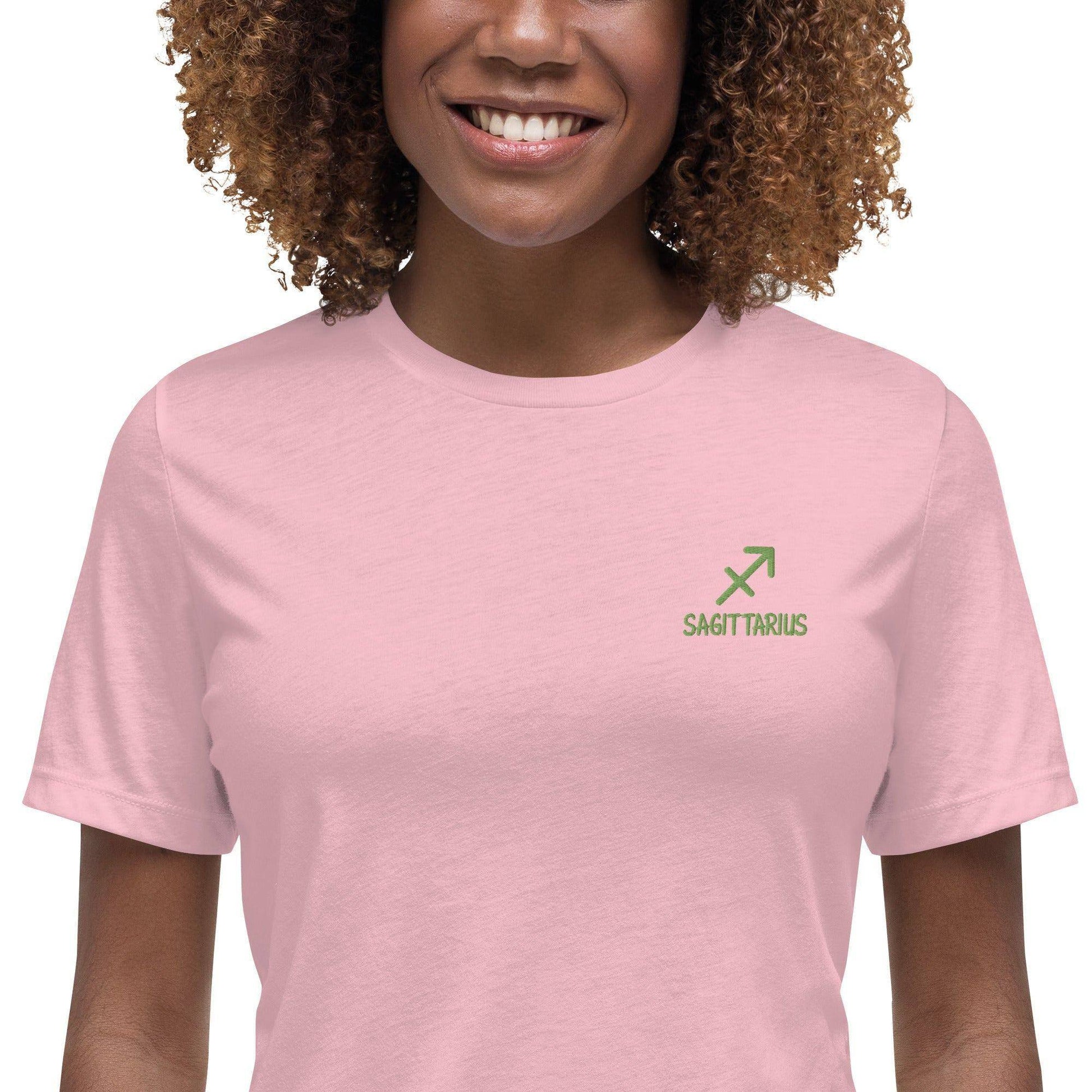 besticktes-sternzeichen-schutze-damen-t-shirt-t-shirt-jlr-design-13579 - JLR Design