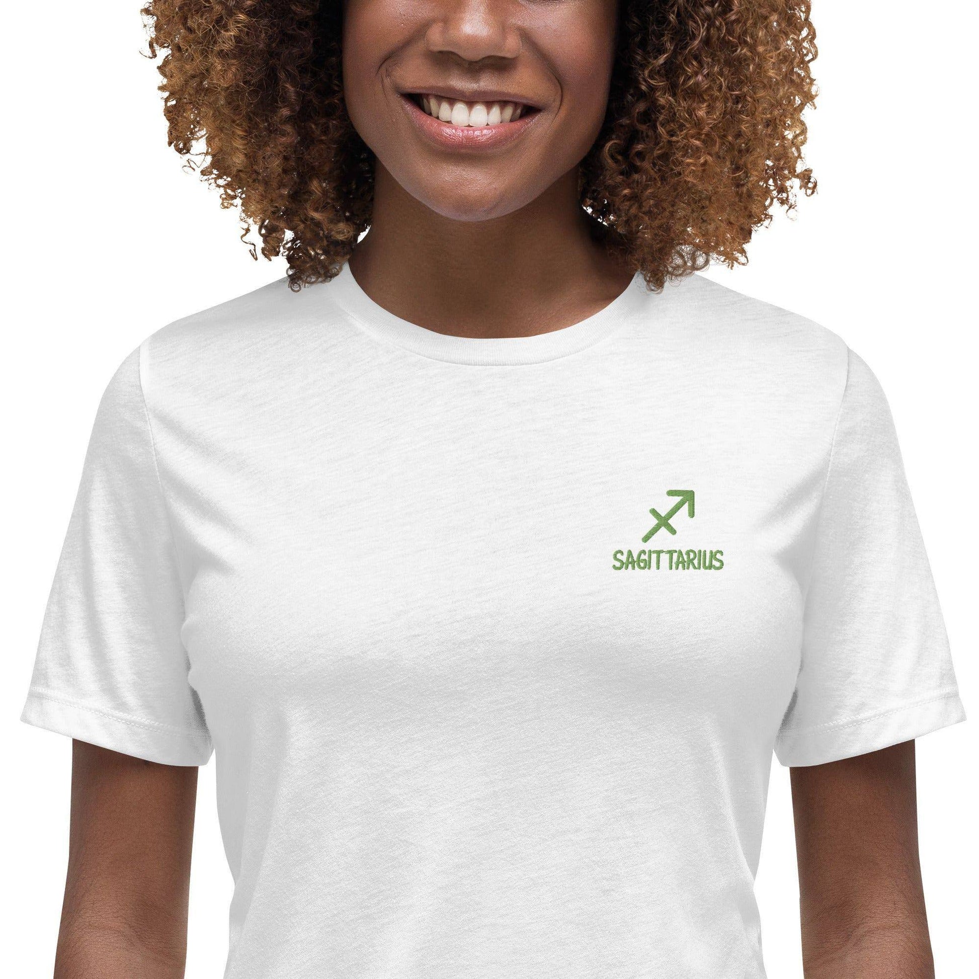 besticktes-sternzeichen-schutze-damen-t-shirt-t-shirt-jlr-design-60560 - JLR Design