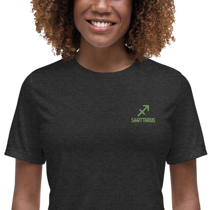 Besticktes Sternzeichen Schütze Damen-T-Shirt T-Shirt 38.99 Damen, Schütze, Sternzeichen, T-Shirt JLR Design