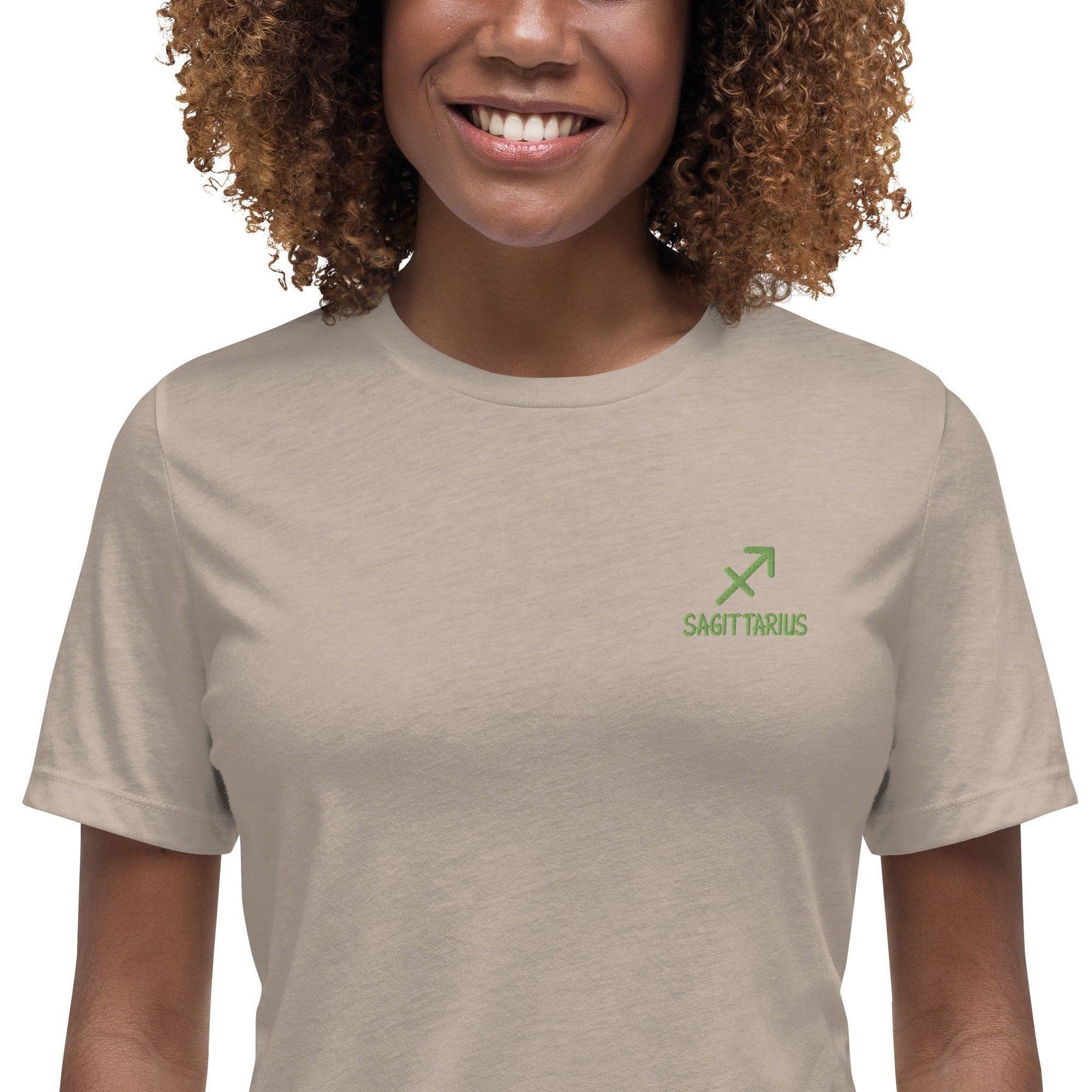 Besticktes Sternzeichen Schütze Damen-T-Shirt T-Shirt JLR Design