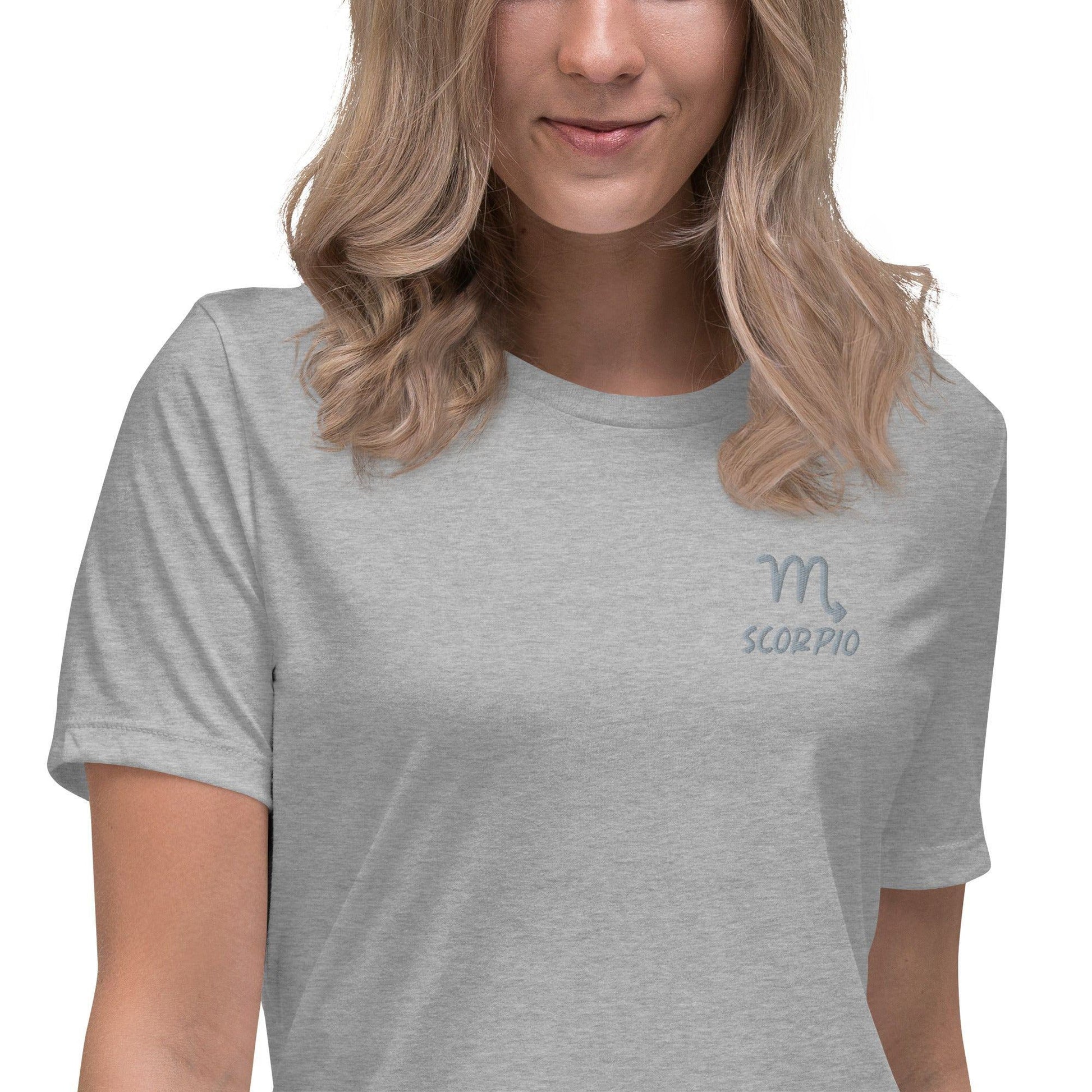 Besticktes Sternzeichen Skorpion Damen-T-Shirt T-Shirt 38.99 Damen, Skorpion, Sternzeichen, T-Shirt JLR Design