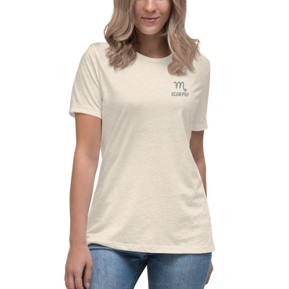 Besticktes Sternzeichen Skorpion Damen-T-Shirt T-Shirt 38.99 Damen, Skorpion, Sternzeichen, T-Shirt JLR Design