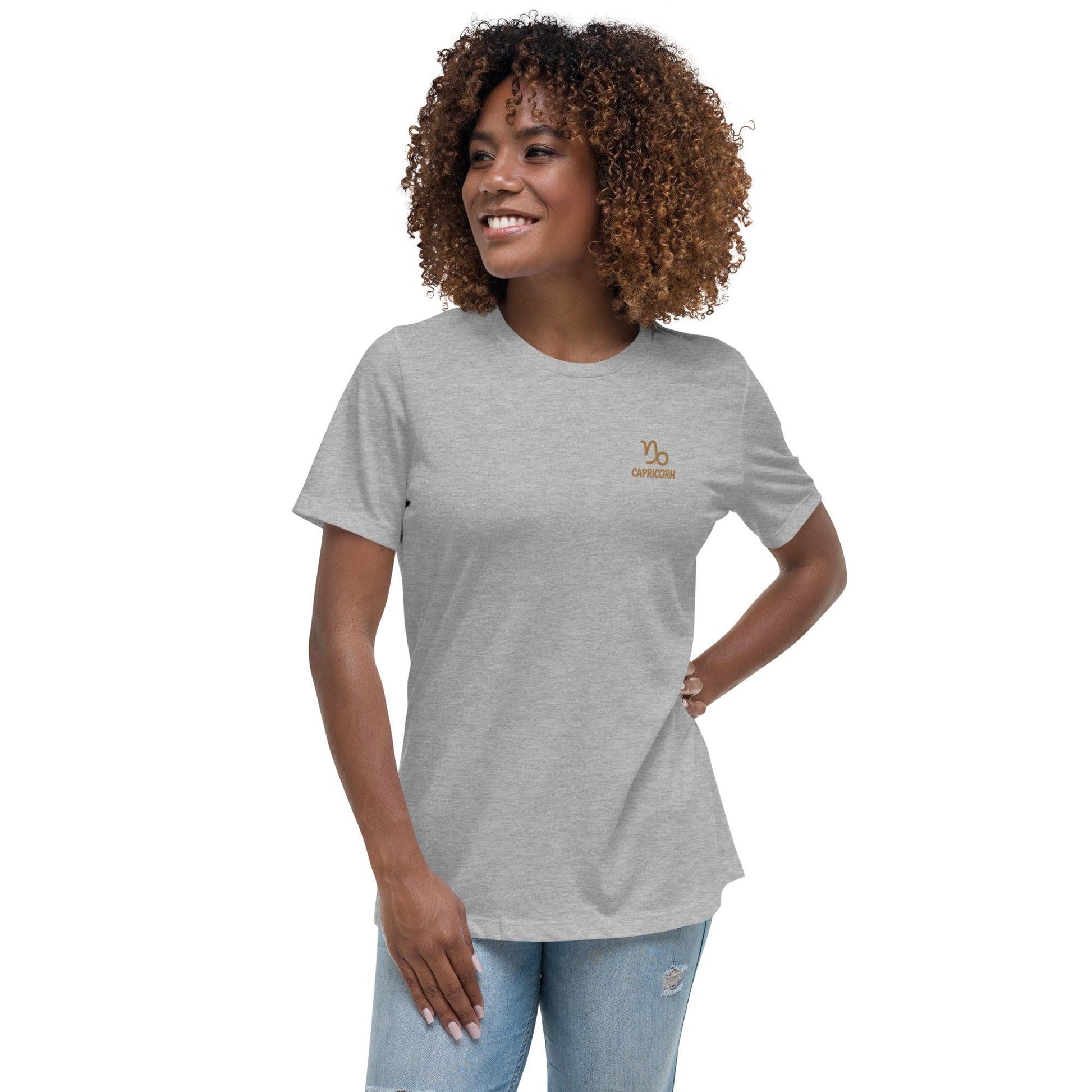 Besticktes Sternzeichen Steinbock Damen-T-Shirt T-Shirt 38.99 Damen, Steinbock, Sternzeichen, T-Shirt JLR Design