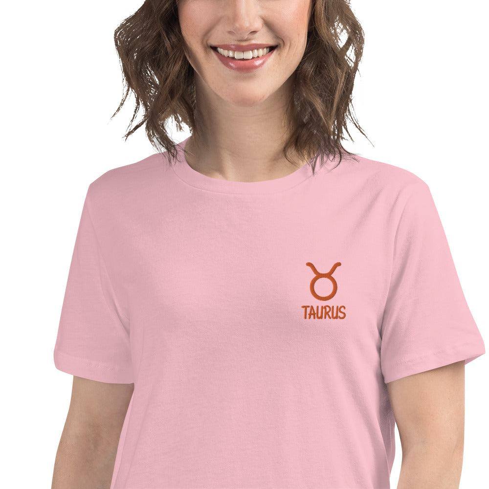 besticktes-sternzeichen-stier-damen-t-shirt-t-shirt-jlr-design-54911 - JLR Design