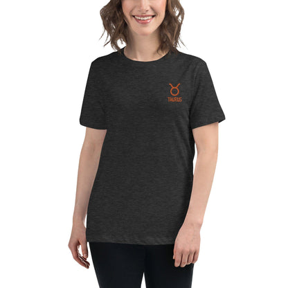 Besticktes Sternzeichen Stier Damen-T-Shirt T-Shirt 38.99 Damen, Sternzeichen, Stier, T-Shirt JLR Design