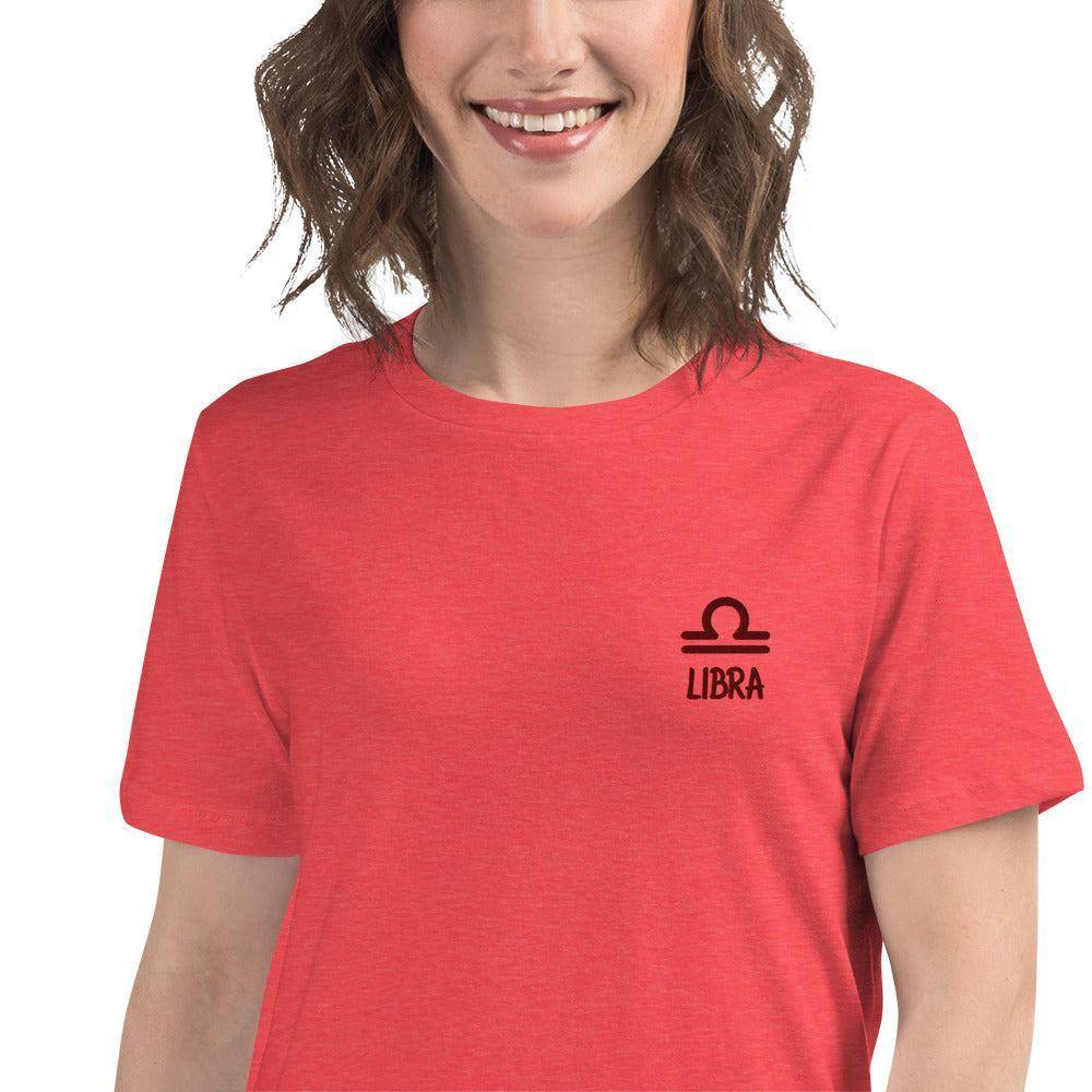 besticktes-sternzeichen-waage-damen-t-shirt-t-shirt-jlr-design-62150 - JLR Design