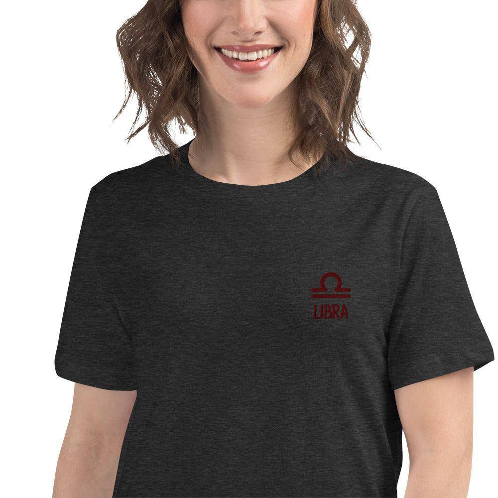 besticktes-sternzeichen-waage-damen-t-shirt-t-shirt-jlr-design-41960 - JLR Design