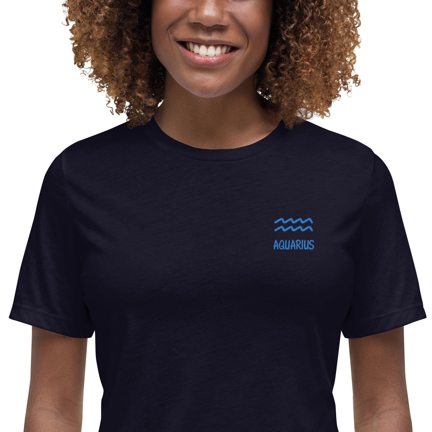 Besticktes Sternzeichen Wassermann Damen-T-Shirt T-Shirt 38.99 Damen, Sternzeichen, T-Shirt, Wassermann JLR Design