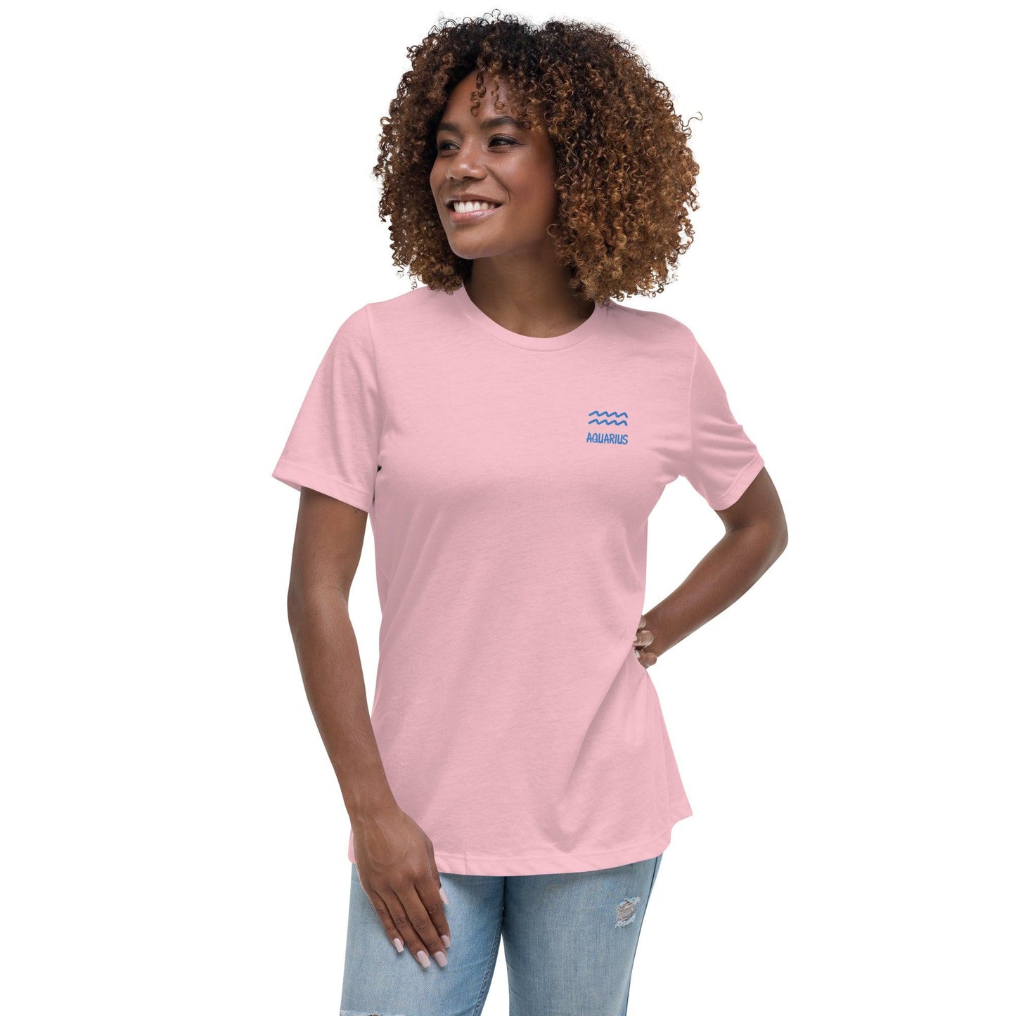 Besticktes Sternzeichen Wassermann Damen-T-Shirt T-Shirt 38.99 Damen, Sternzeichen, T-Shirt, Wassermann JLR Design