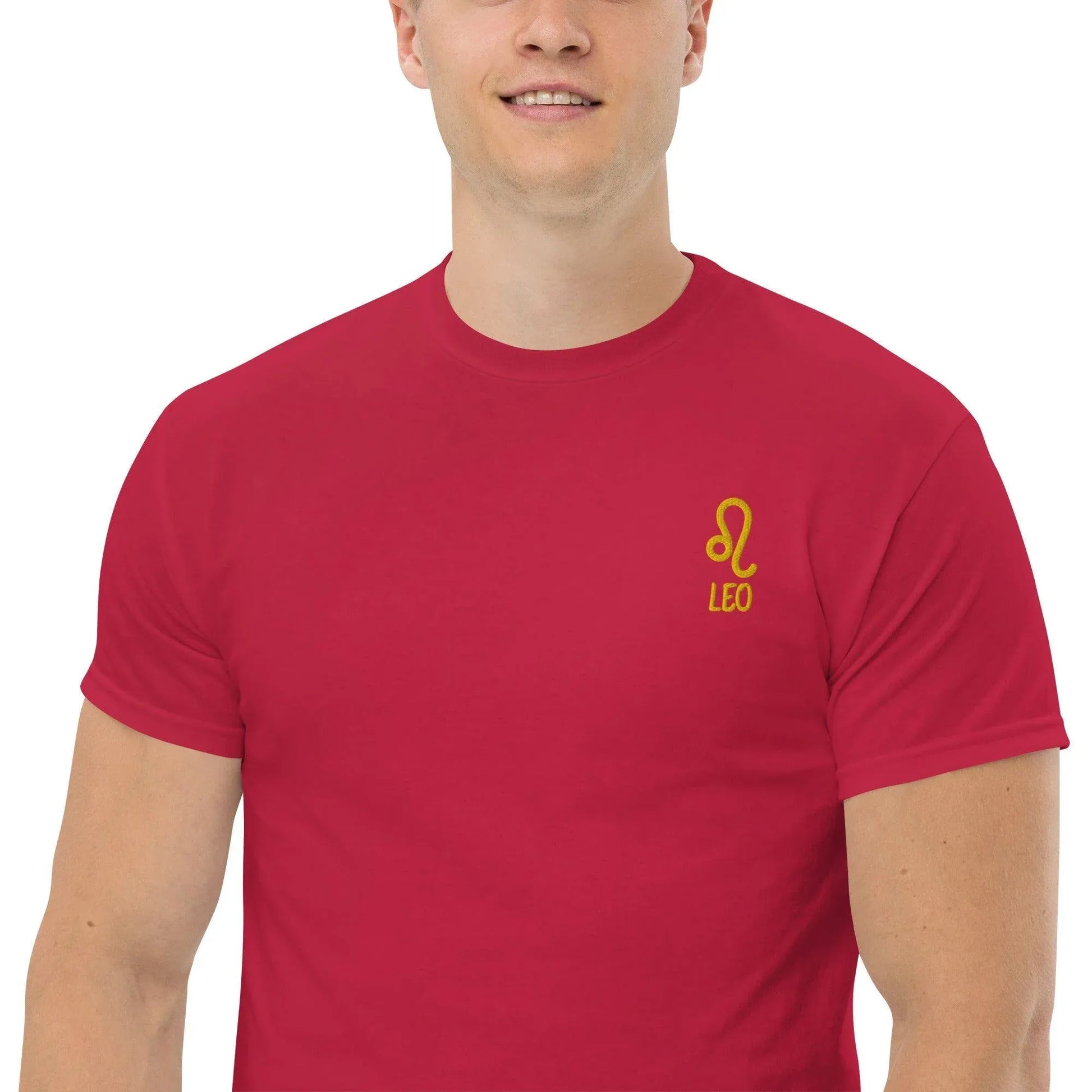 besticktest-sternzeichen-lowe-herren-t-shirt-t-shirt-jlr-design-12 - JLR Design