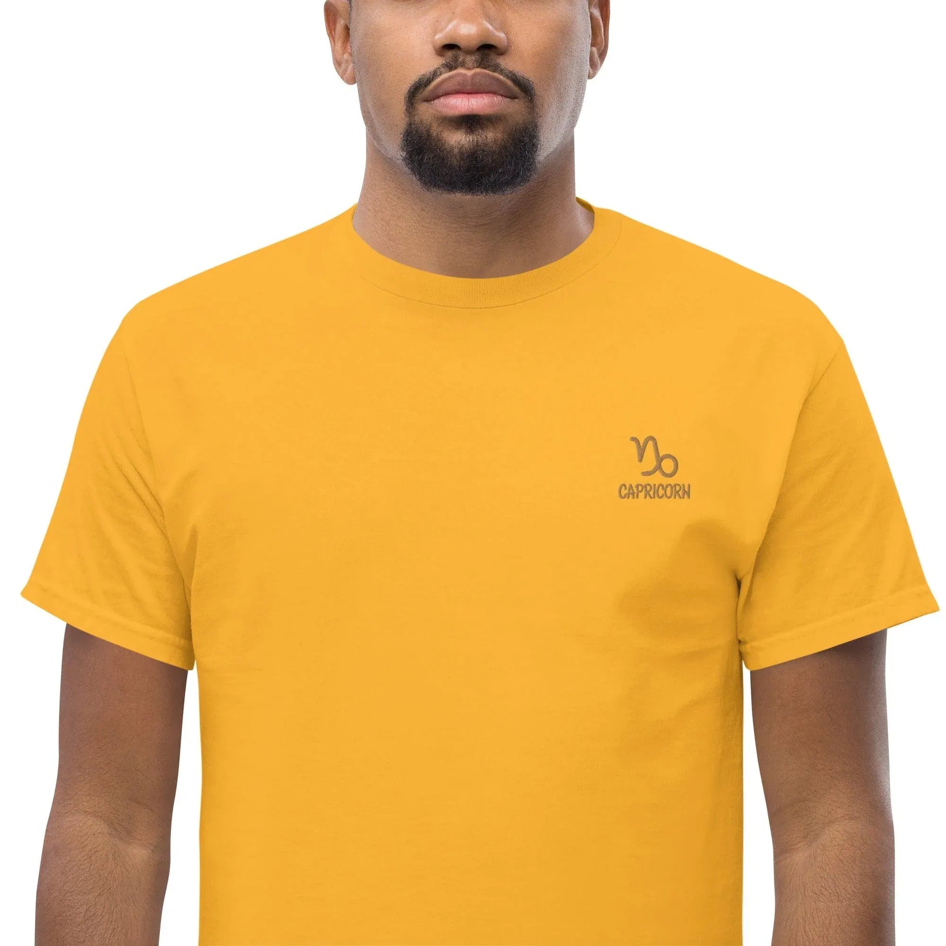 Besticktest Sternzeichen Steinbock Herren T-Shirt T-Shirt JLR Design