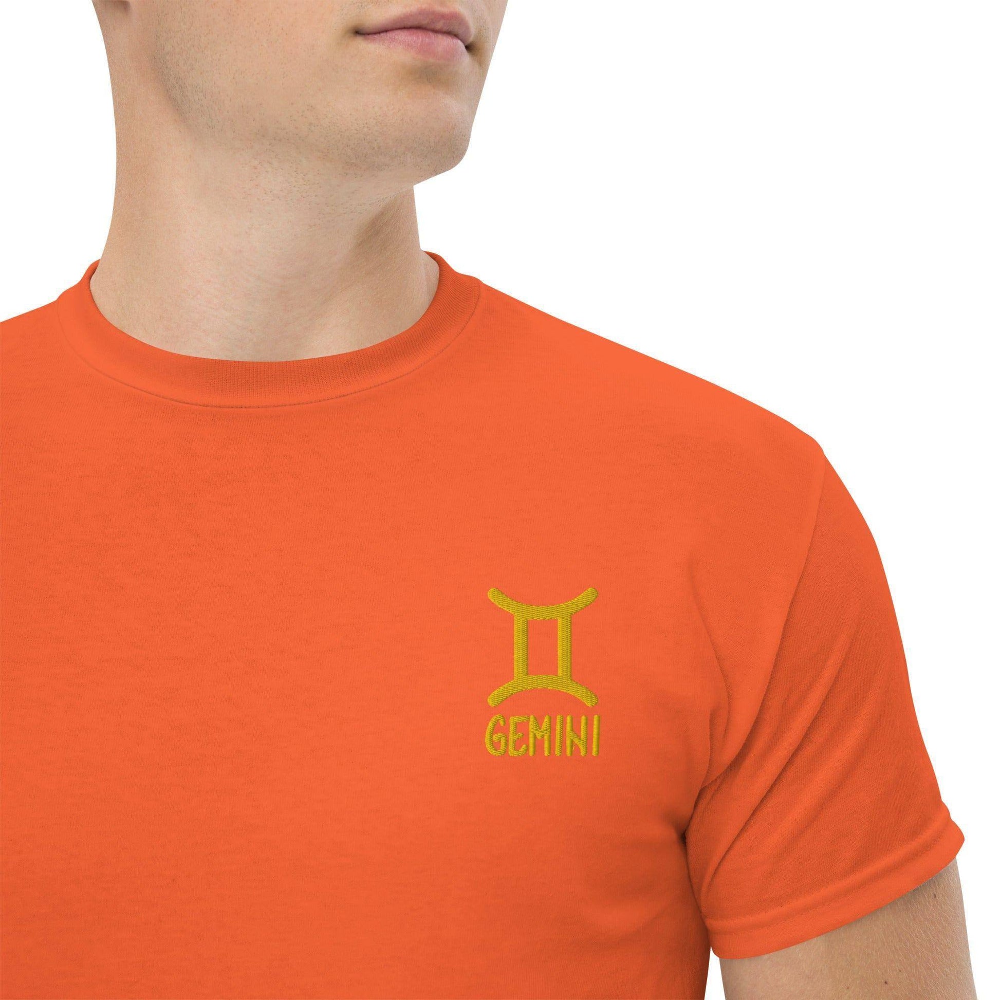 besticktest-sternzeichen-zwilling-herren-t-shirt-t-shirt-jlr-design-70537 - JLR Design