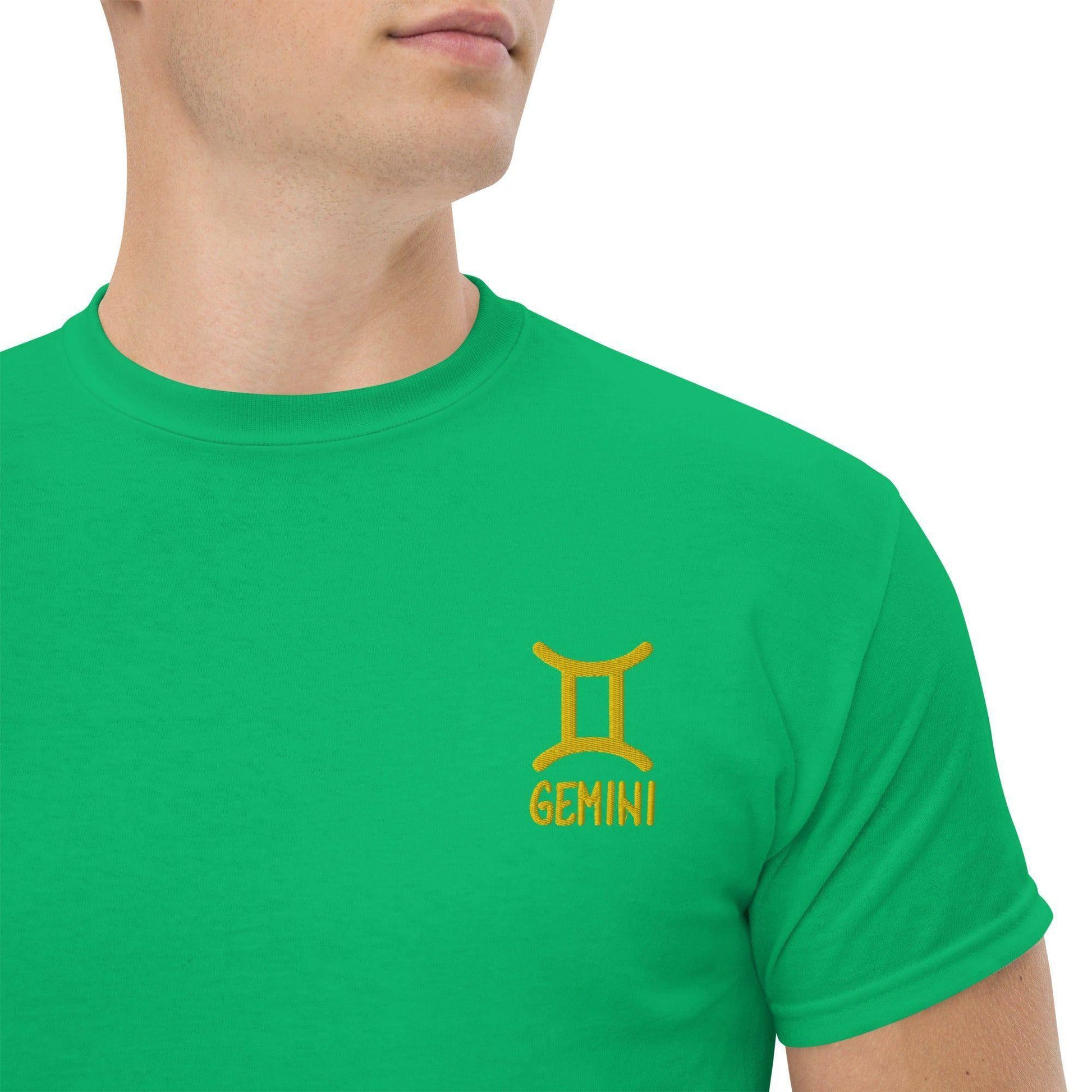 besticktest-sternzeichen-zwilling-herren-t-shirt-t-shirt-jlr-design-21481 - JLR Design