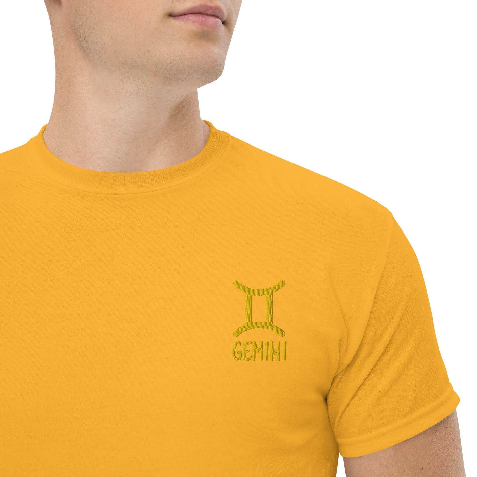 besticktest-sternzeichen-zwilling-herren-t-shirt-t-shirt-jlr-design-81816 - JLR Design