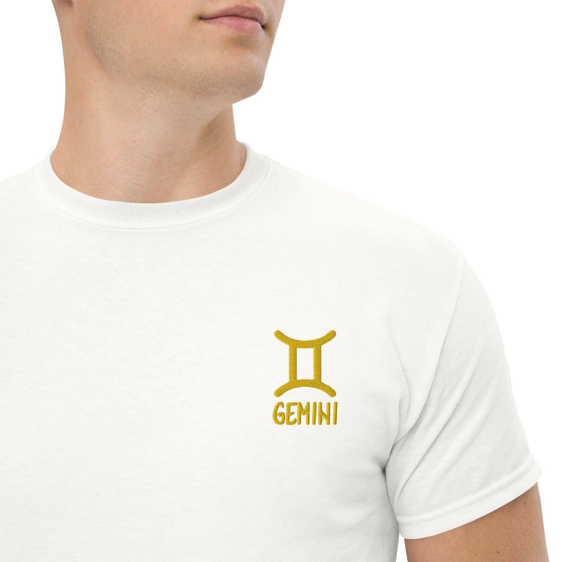 besticktest-sternzeichen-zwilling-herren-t-shirt-t-shirt-jlr-design-89765 - JLR Design
