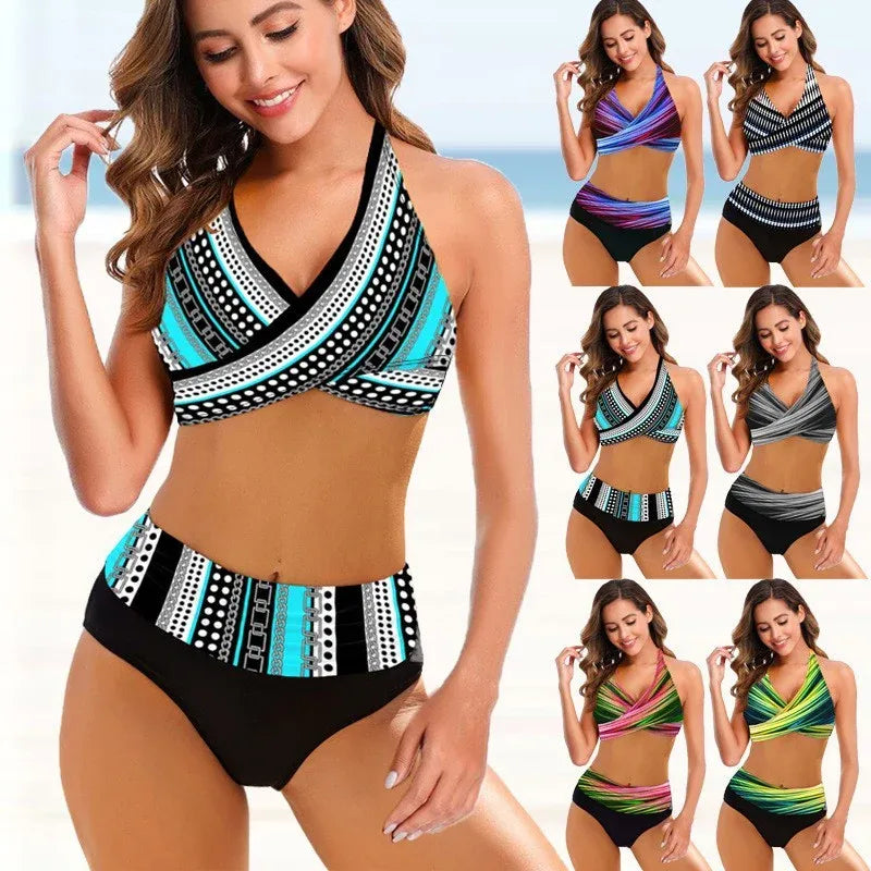 bikini-set-mit-streifen-bikini-jlr-design-21909 - JLR Design