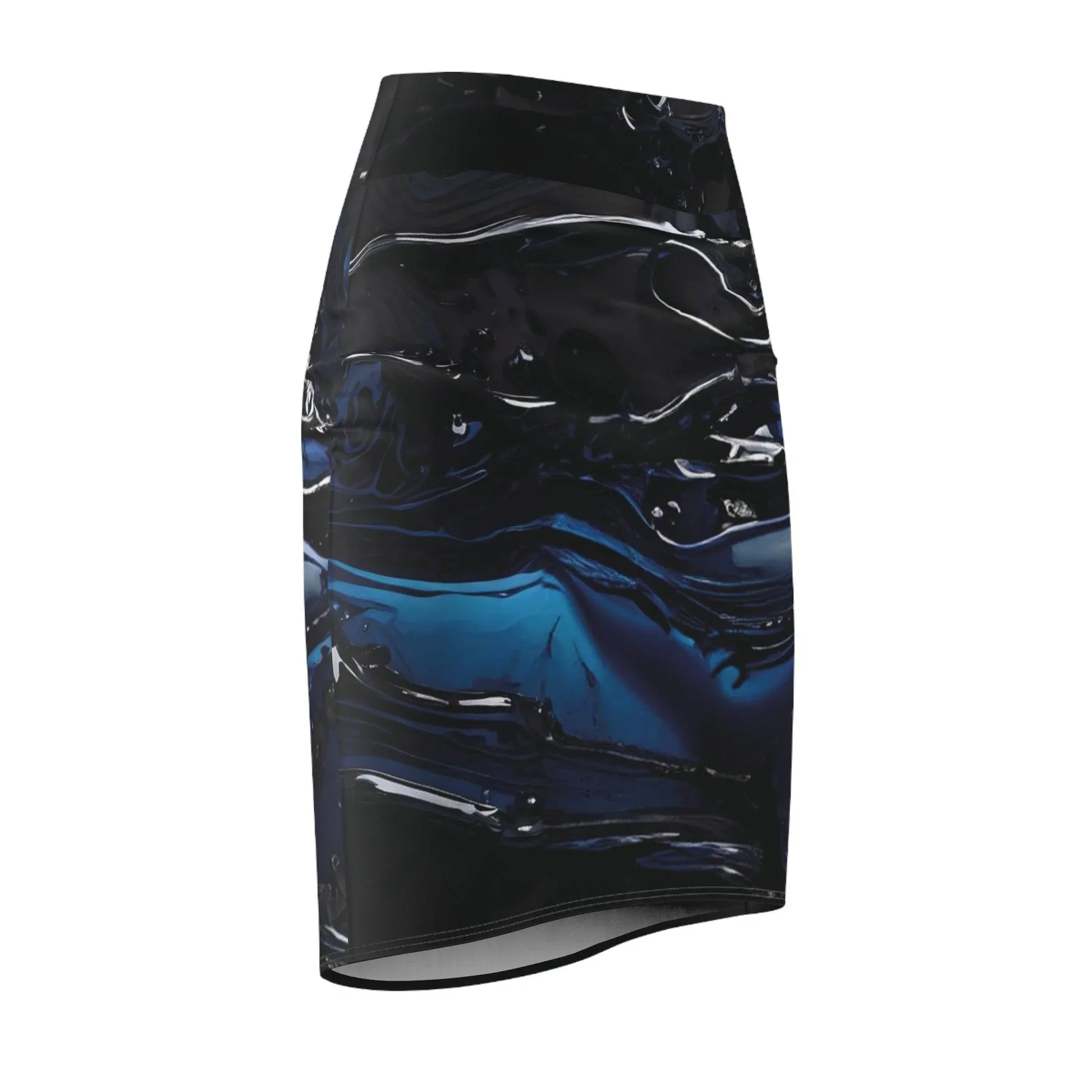 black-blue-liquid-bleistiftrock-bleistiftrock-jlr-design-20224 - JLR Design