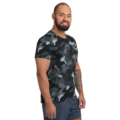 Black Camouflage v1 Sport-T-Shirt für Herren Sport T-Shirt JLR Design