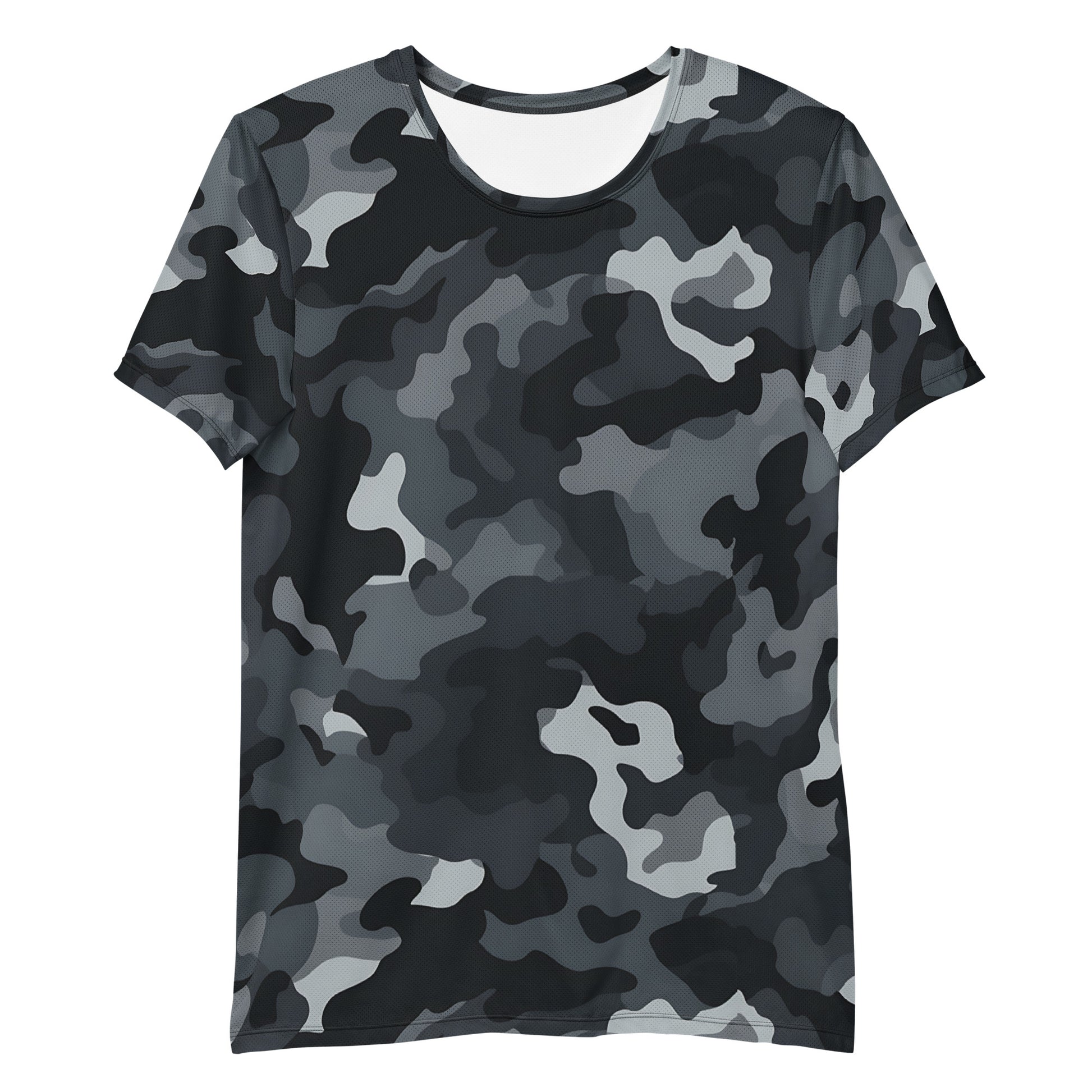 Black Camouflage v1 Sport-T-Shirt für Herren Sport T-Shirt JLR Design