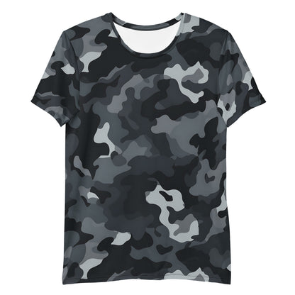 Black Camouflage v1 Sport-T-Shirt für Herren Sport T-Shirt JLR Design