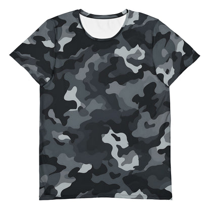 Black Camouflage v1 Sport-T-Shirt für Herren Sport T-Shirt JLR Design