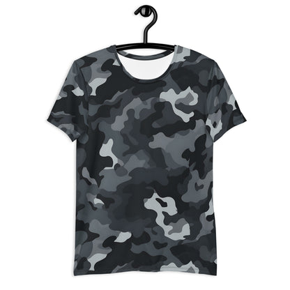 Black Camouflage v1 Sport-T-Shirt für Herren Sport T-Shirt JLR Design
