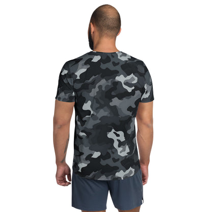 Black Camouflage v1 Sport-T-Shirt für Herren Sport T-Shirt JLR Design