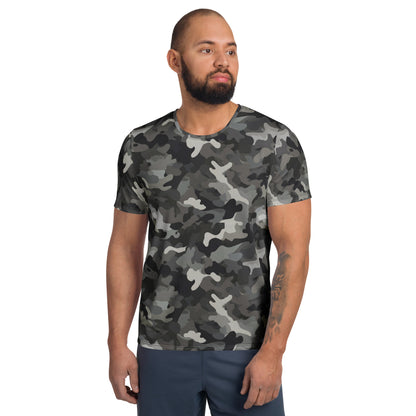 Black Camouflage v2 Sport-T-Shirt für Herren Sport T-Shirt JLR Design