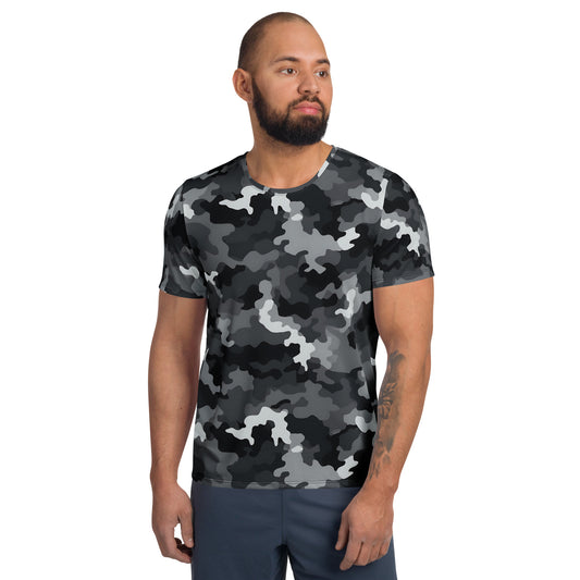 Black Camouflage v3 Sport-T-Shirt für Herren Sport T-Shirt JLR Design