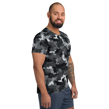 Black Camouflage v3 Sport-T-Shirt für Herren Sport T-Shirt JLR Design