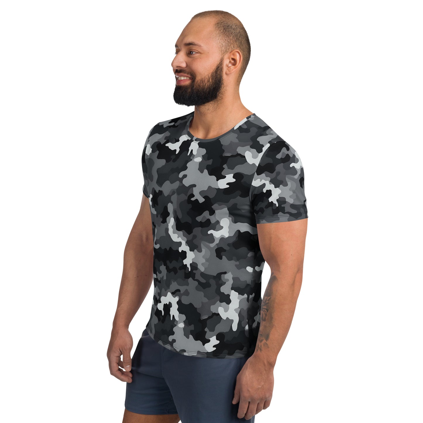 Black Camouflage v3 Sport-T-Shirt für Herren Sport T-Shirt JLR Design