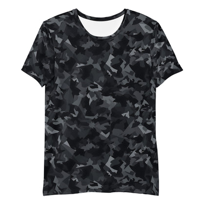 Black Camouflage v4 Sport-T-Shirt für Herren Sport T-Shirt JLR Design