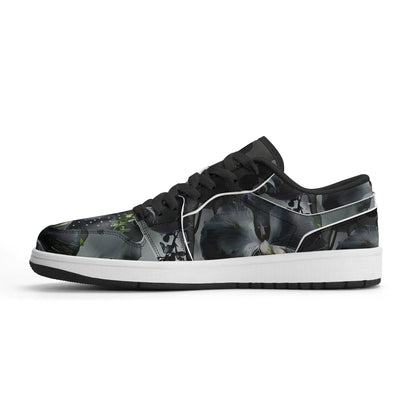 black-garden-low-top-leder-sneaker-fur-damen-sneaker-jlr-design-42650 - JLR Design