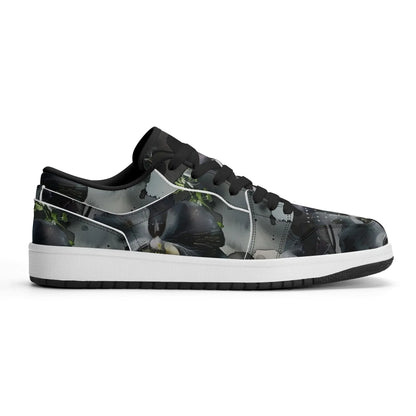 black-garden-low-top-leder-sneaker-fur-damen-sneaker-jlr-design-84029 - JLR Design