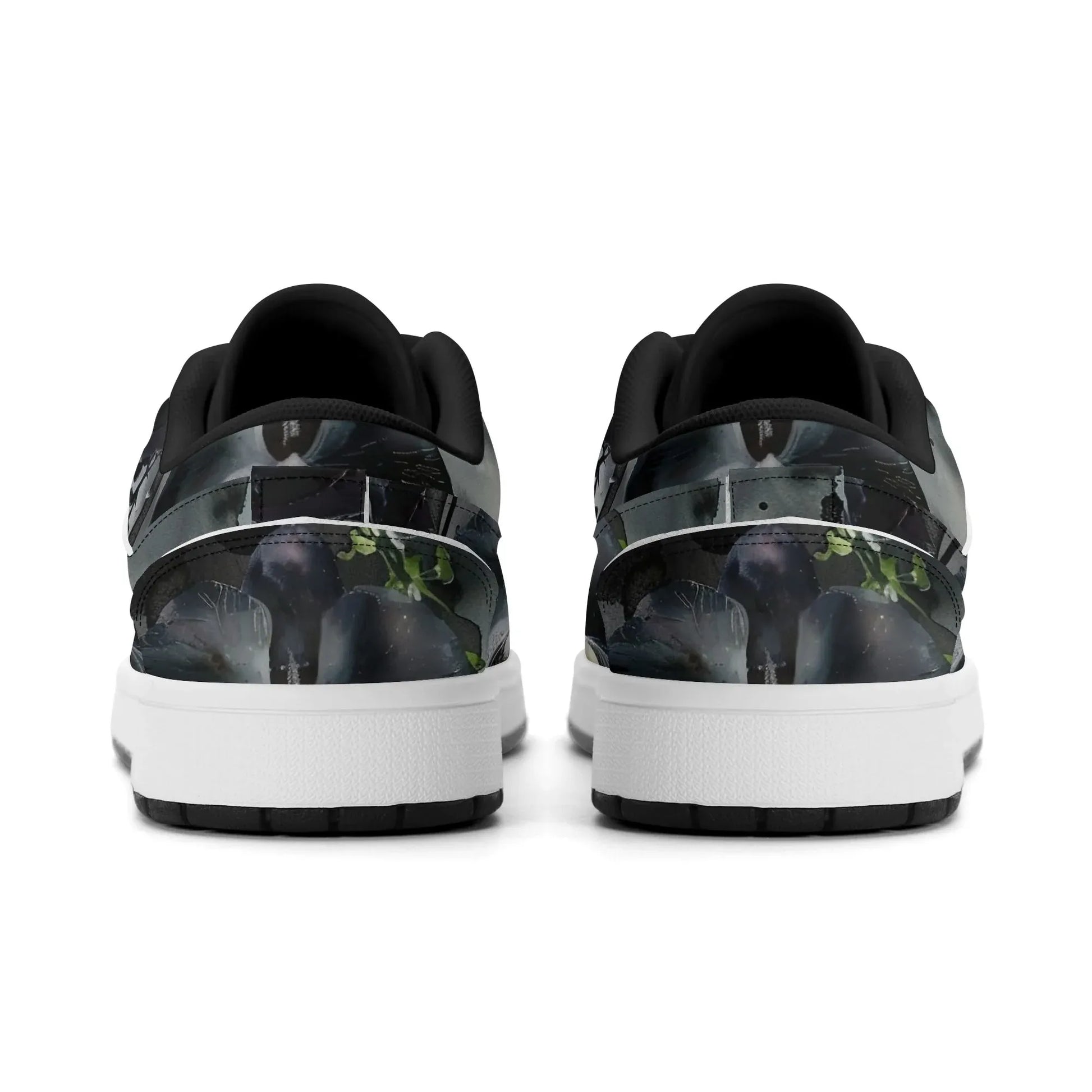 black-garden-low-top-leder-sneaker-fur-damen-sneaker-jlr-design-31560 - JLR Design
