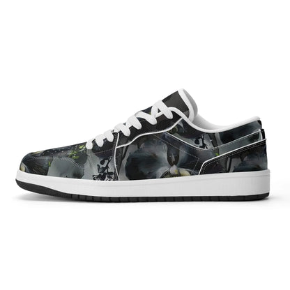 black-garden-low-top-leder-sneaker-fur-damen-sneaker-jlr-design-68598 - JLR Design