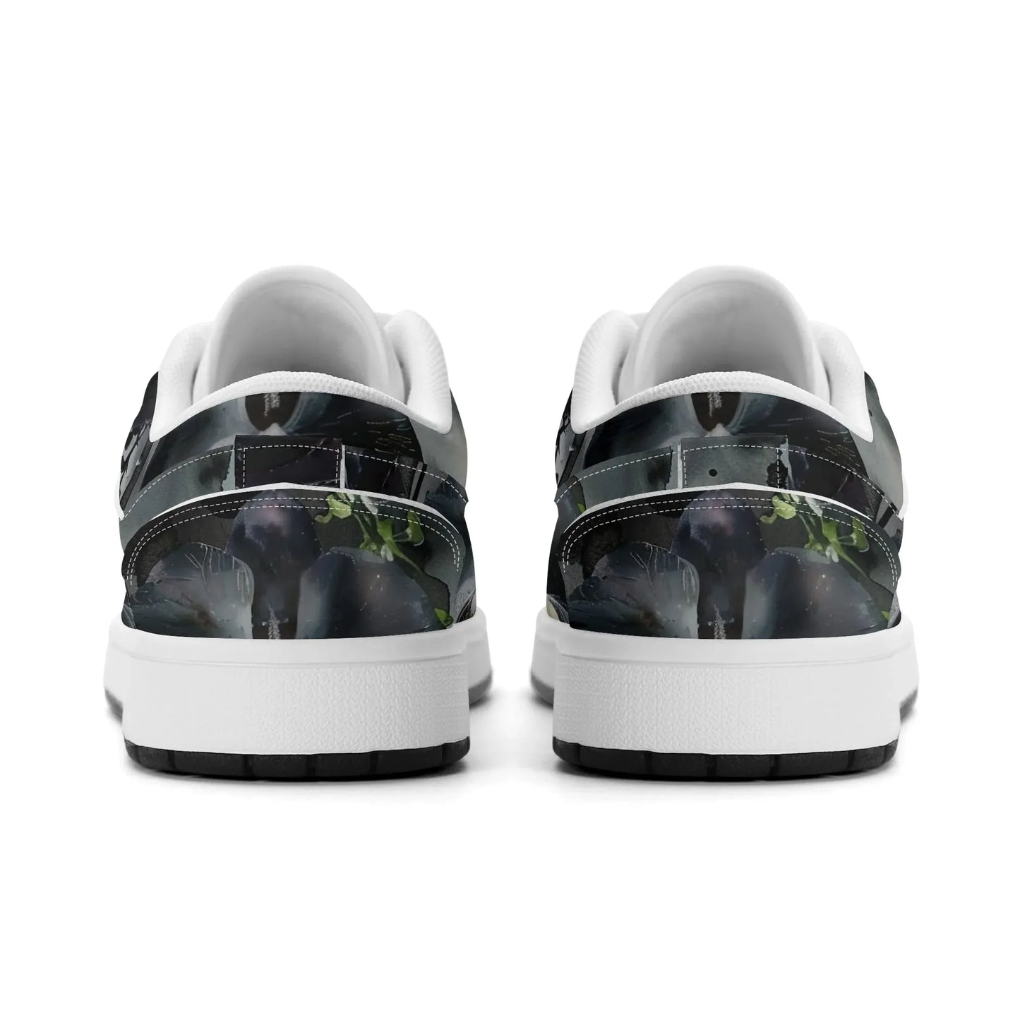 black-garden-low-top-leder-sneaker-fur-damen-sneaker-jlr-design-92859 - JLR Design