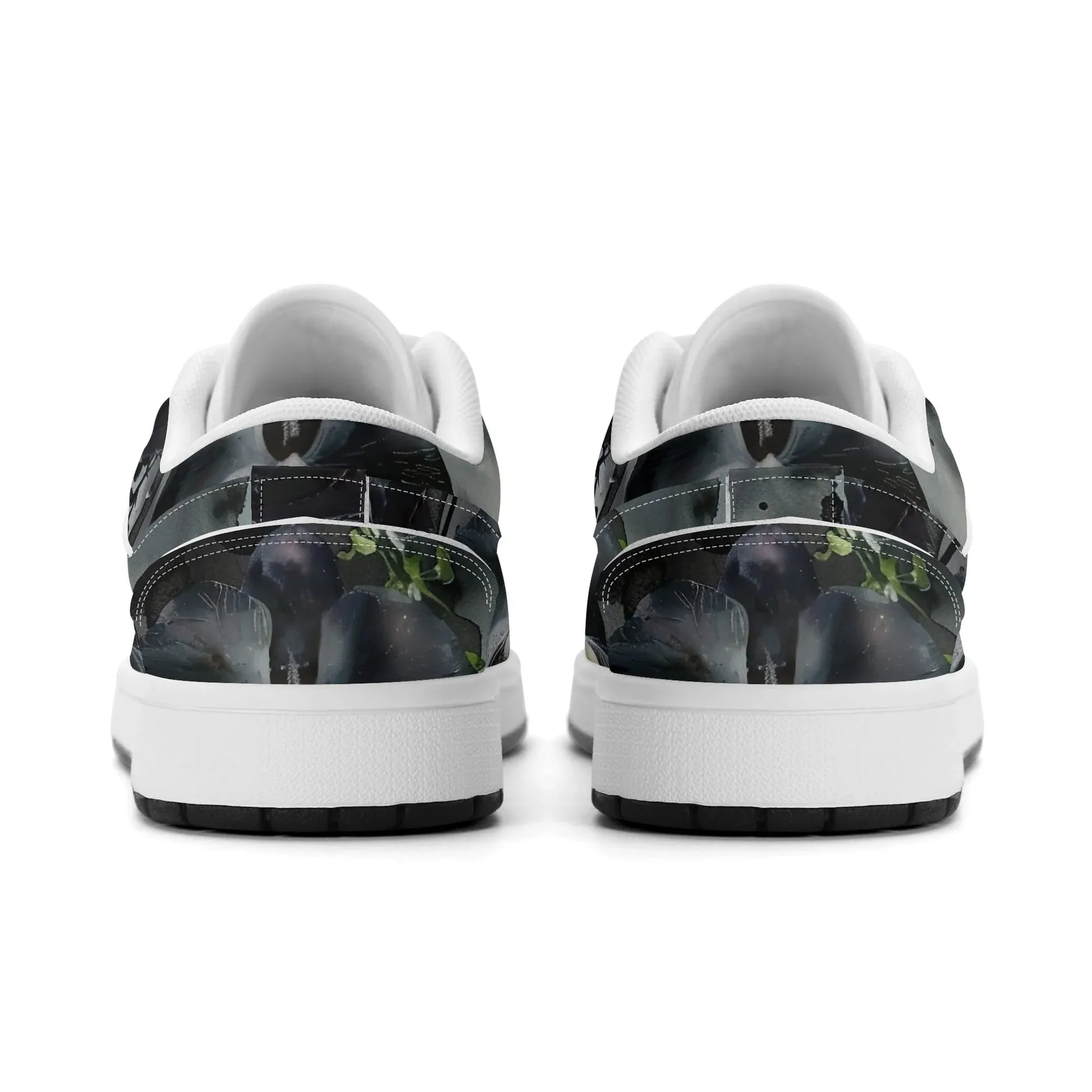 black-garden-low-top-leder-sneaker-fur-damen-sneaker-jlr-design-92859 - JLR Design