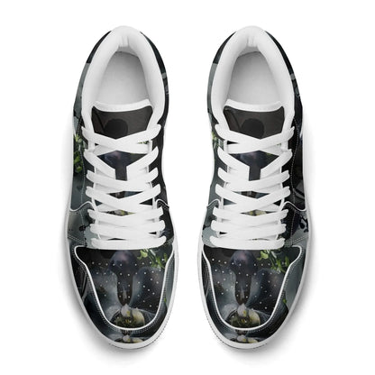 black-garden-low-top-leder-sneaker-fur-damen-sneaker-jlr-design-40739 - JLR Design