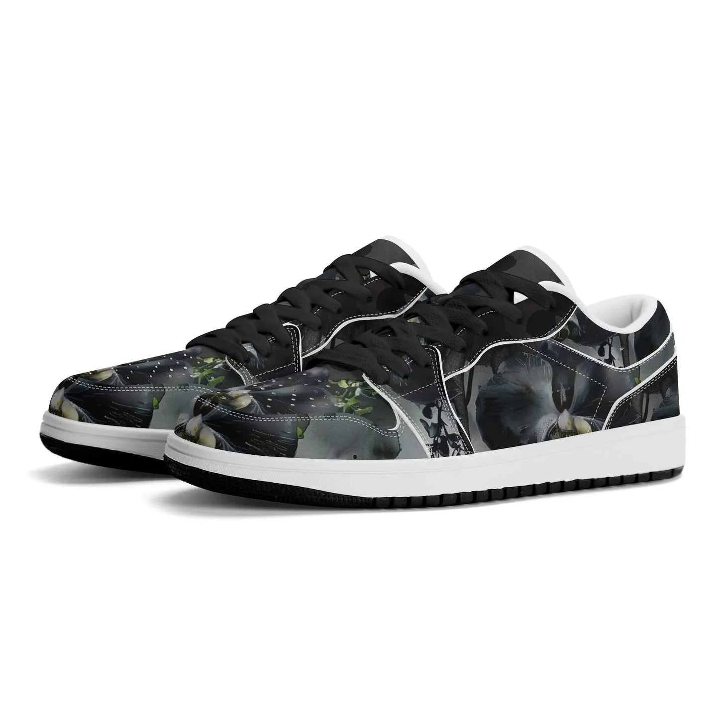 black-garden-low-top-leder-sneaker-fur-herren-sneaker-jlr-design-48155 - JLR Design